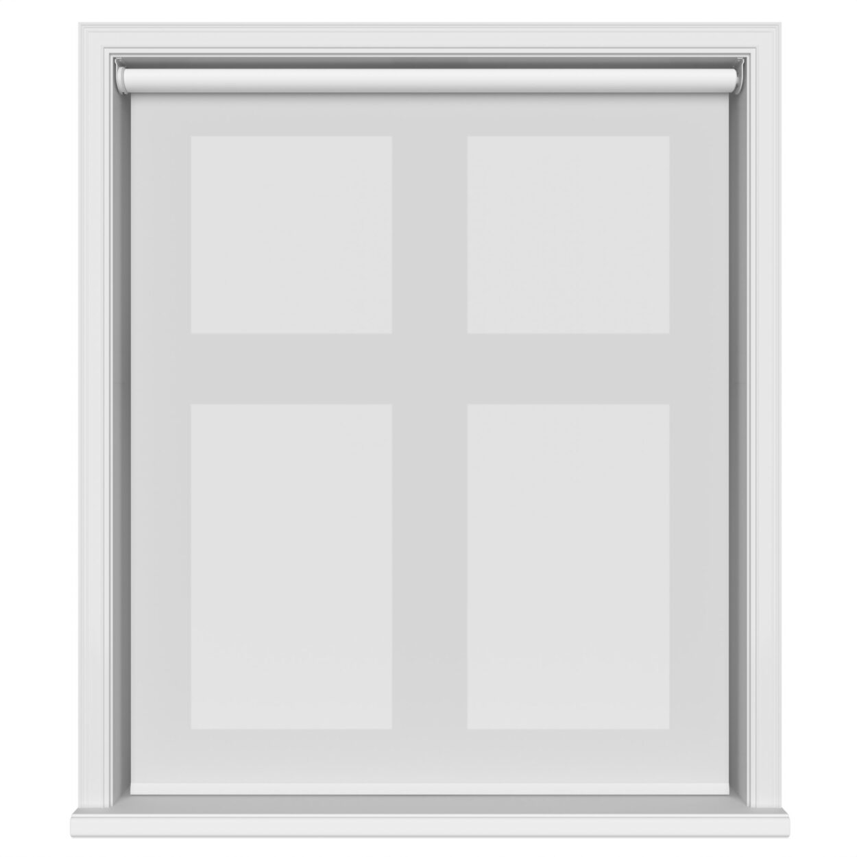 Dover Pure White Motorised Roller Blind - Image 2