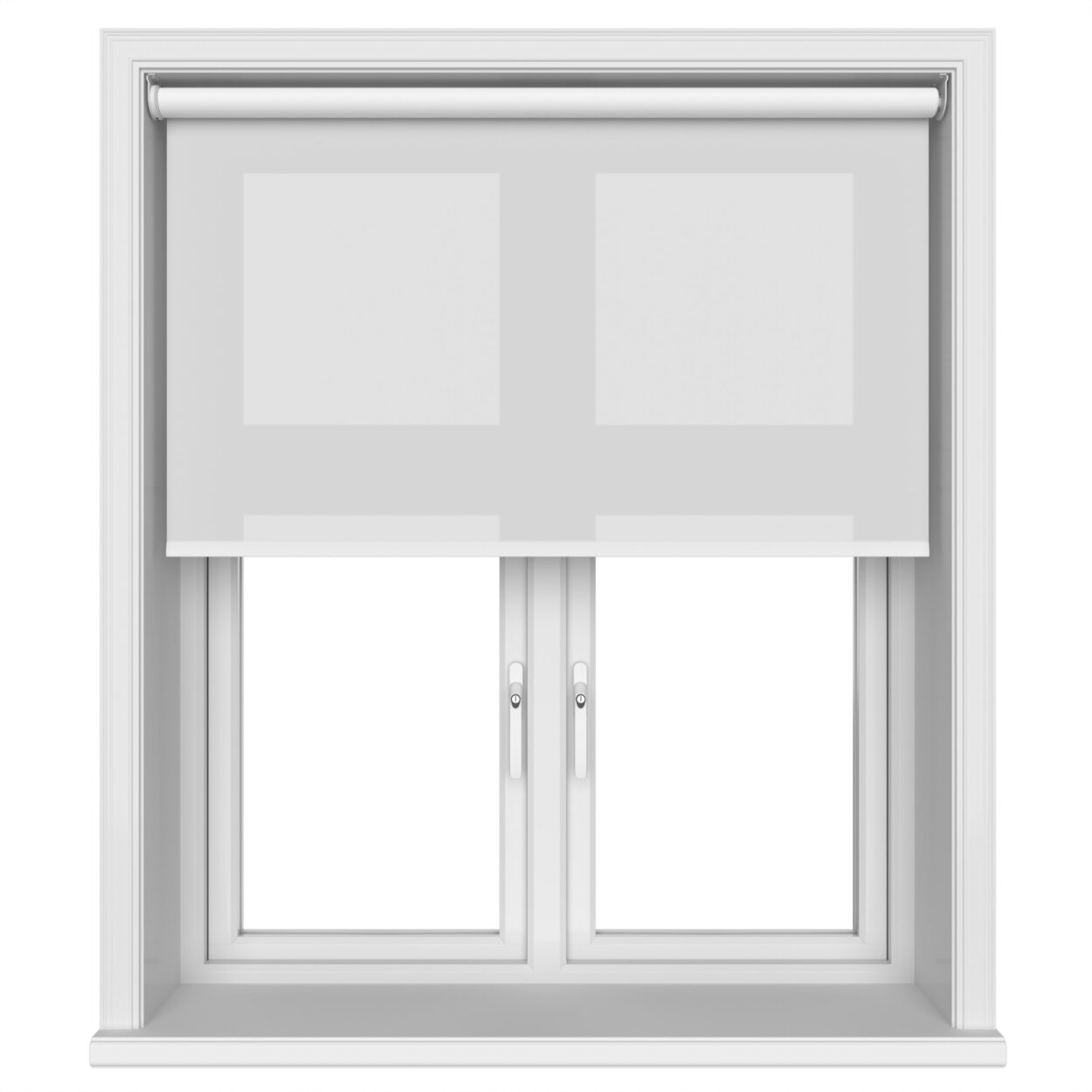 Dover Pure White Motorised Roller Blind - Image 3