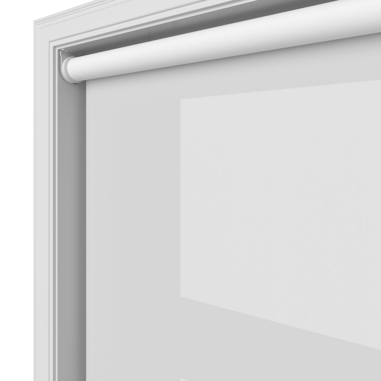 Dover Pure White Motorised Roller Blind - Image 5