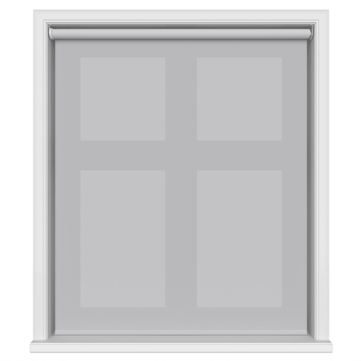 Dover Pale Grey Motorised Roller Blind - Image 2