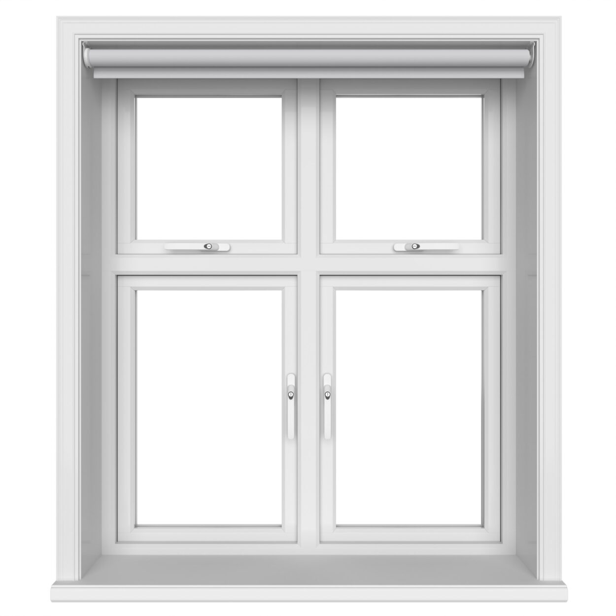 Dover Pale Grey Motorised Roller Blind - Image 4