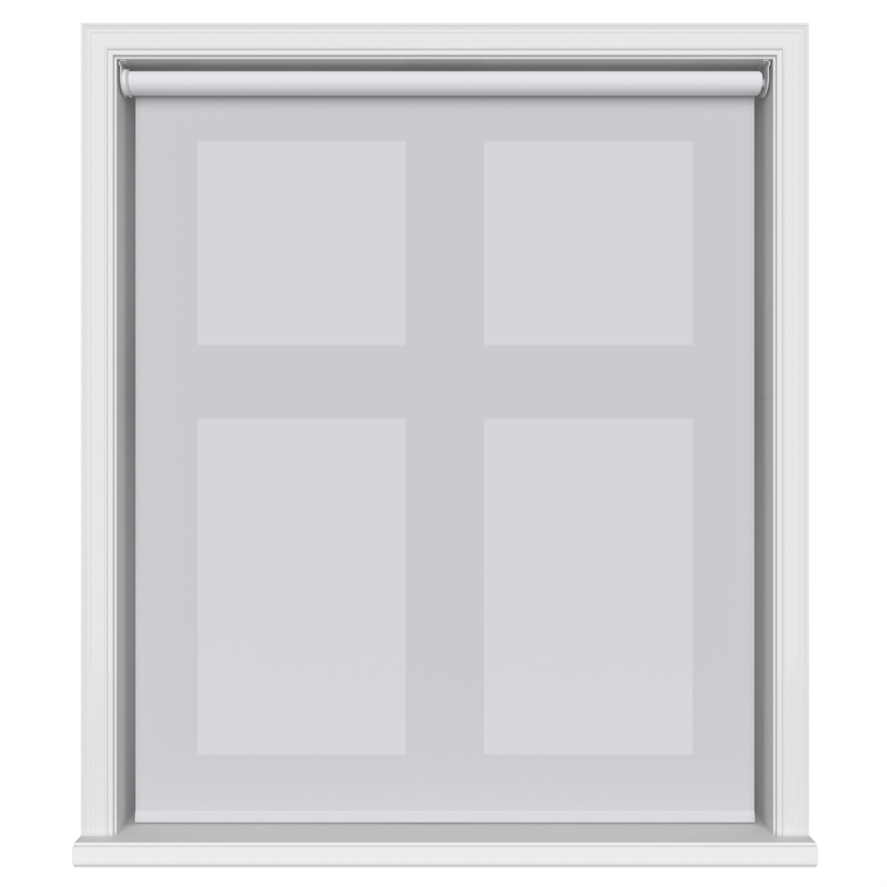 Easton Naro White Motorised Roller Blind - Image 2