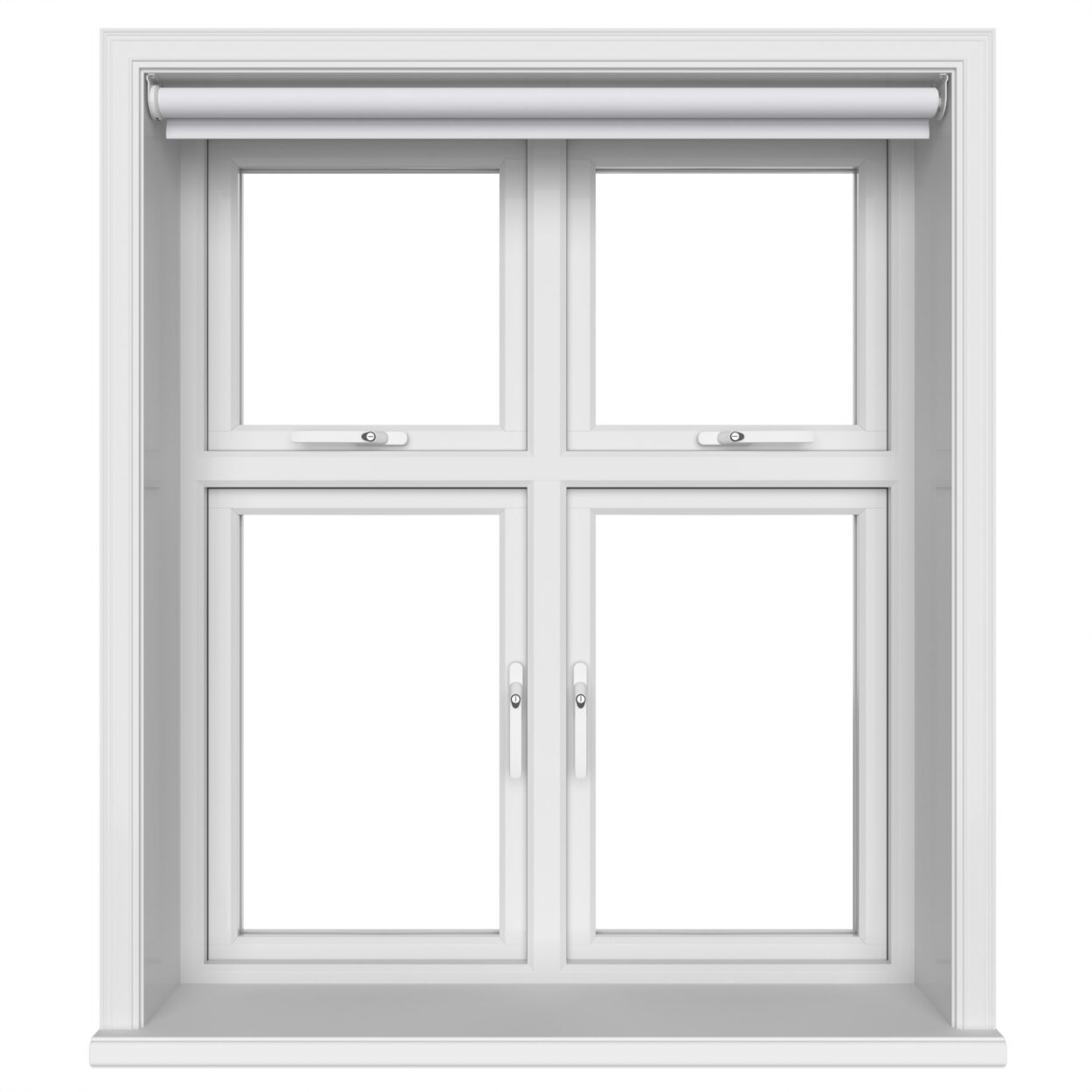 Easton Naro White Motorised Roller Blind - Image 4