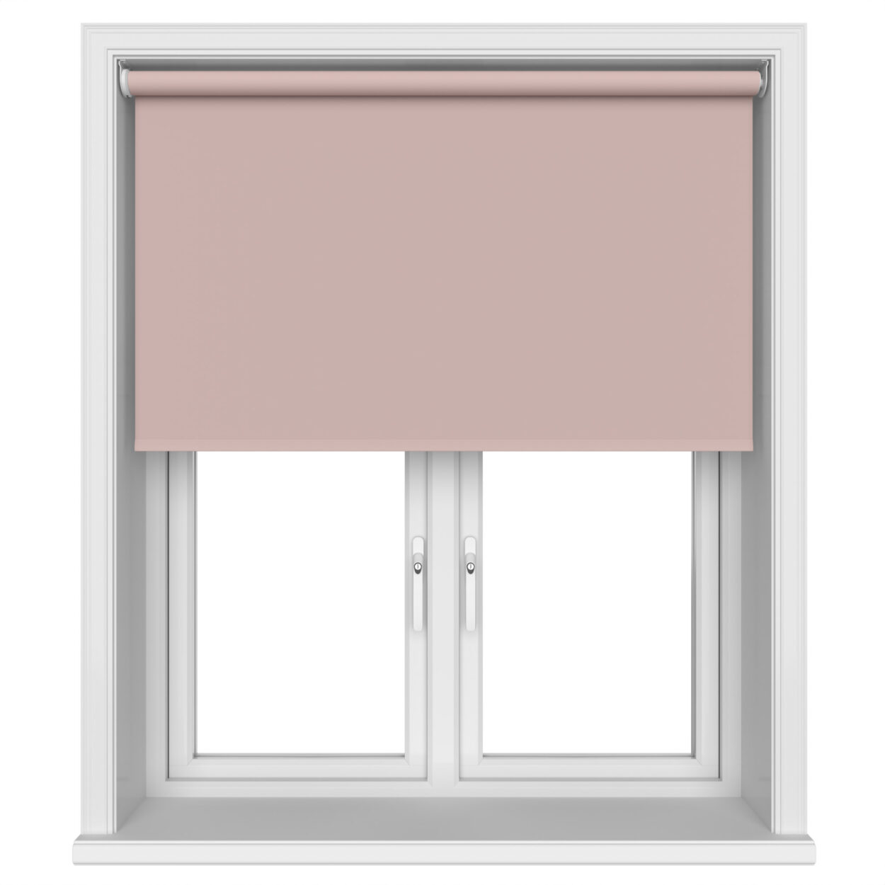 Dover Blackout Blush Pink Motorised Roller Blind