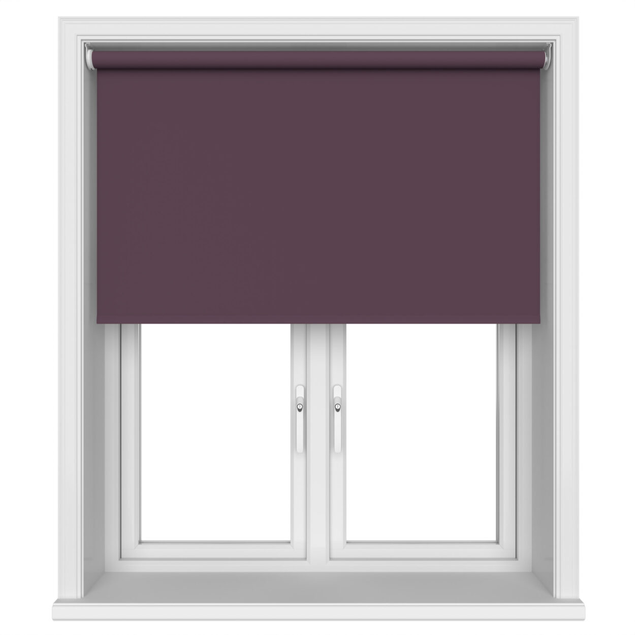 Dover Blackout Royal Plum Motorised Roller Blind - Image 3