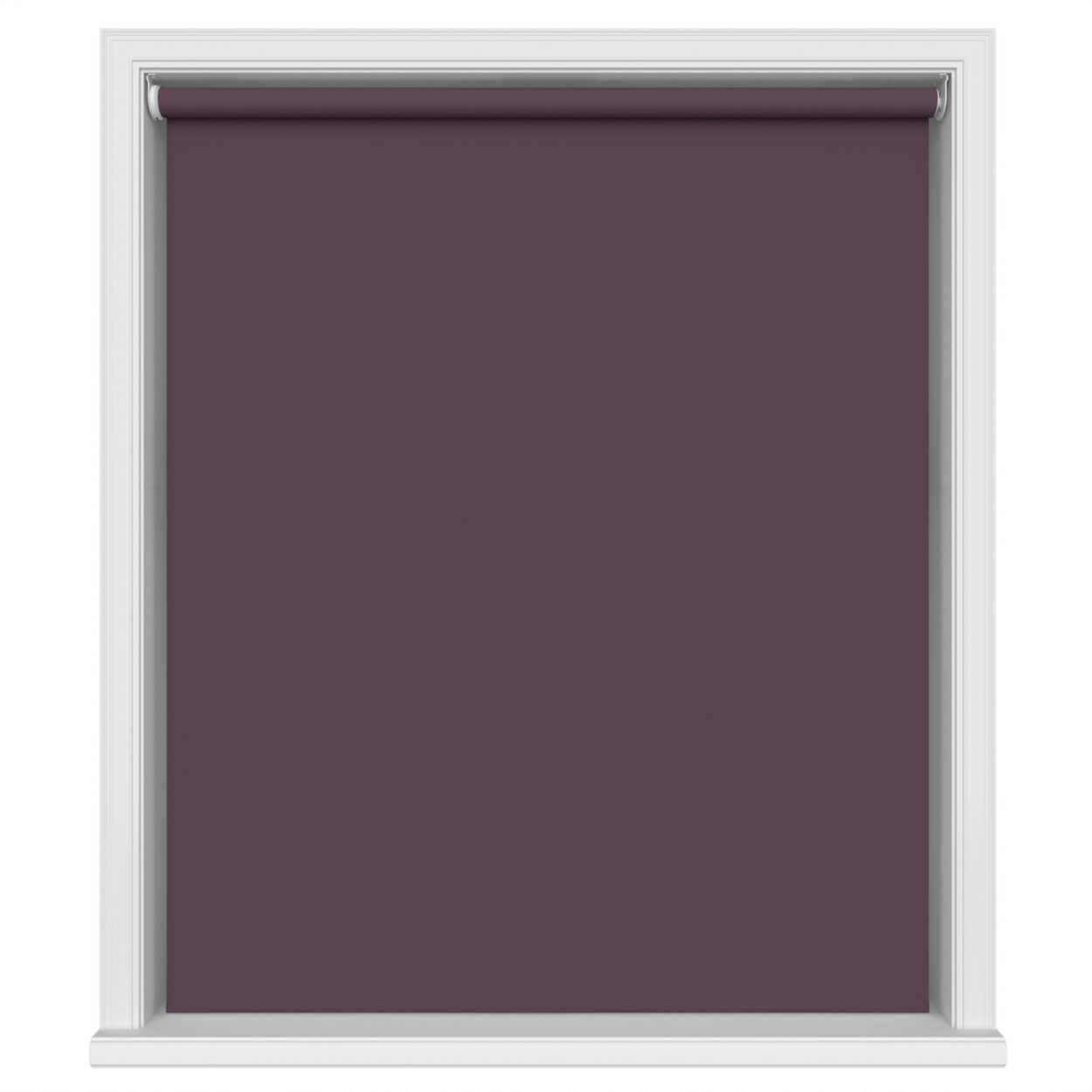 Dover Blackout Royal Plum Motorised Roller Blind - Image 2