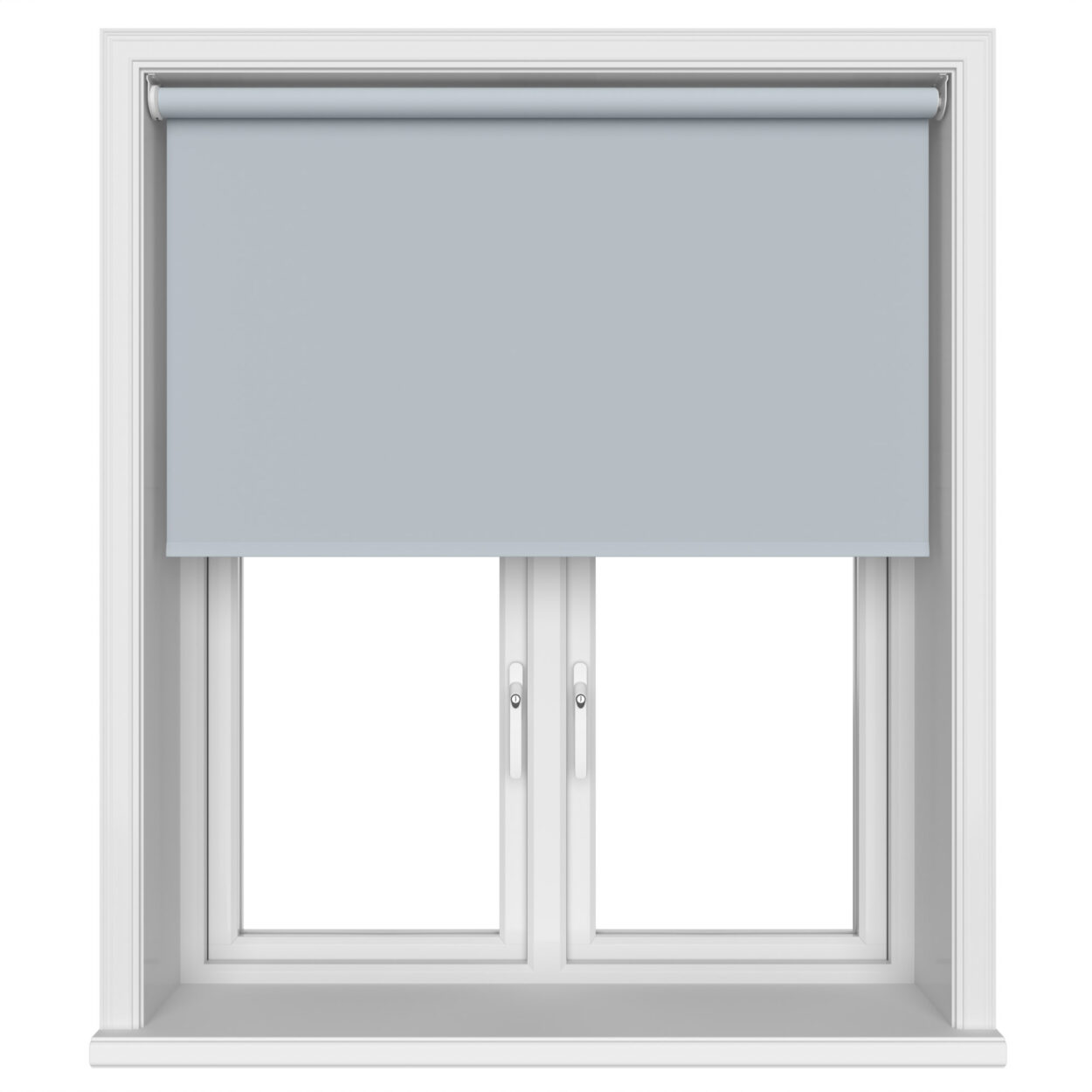 Dover Blackout Skyline Blue Motorised Roller Blind - Image 3