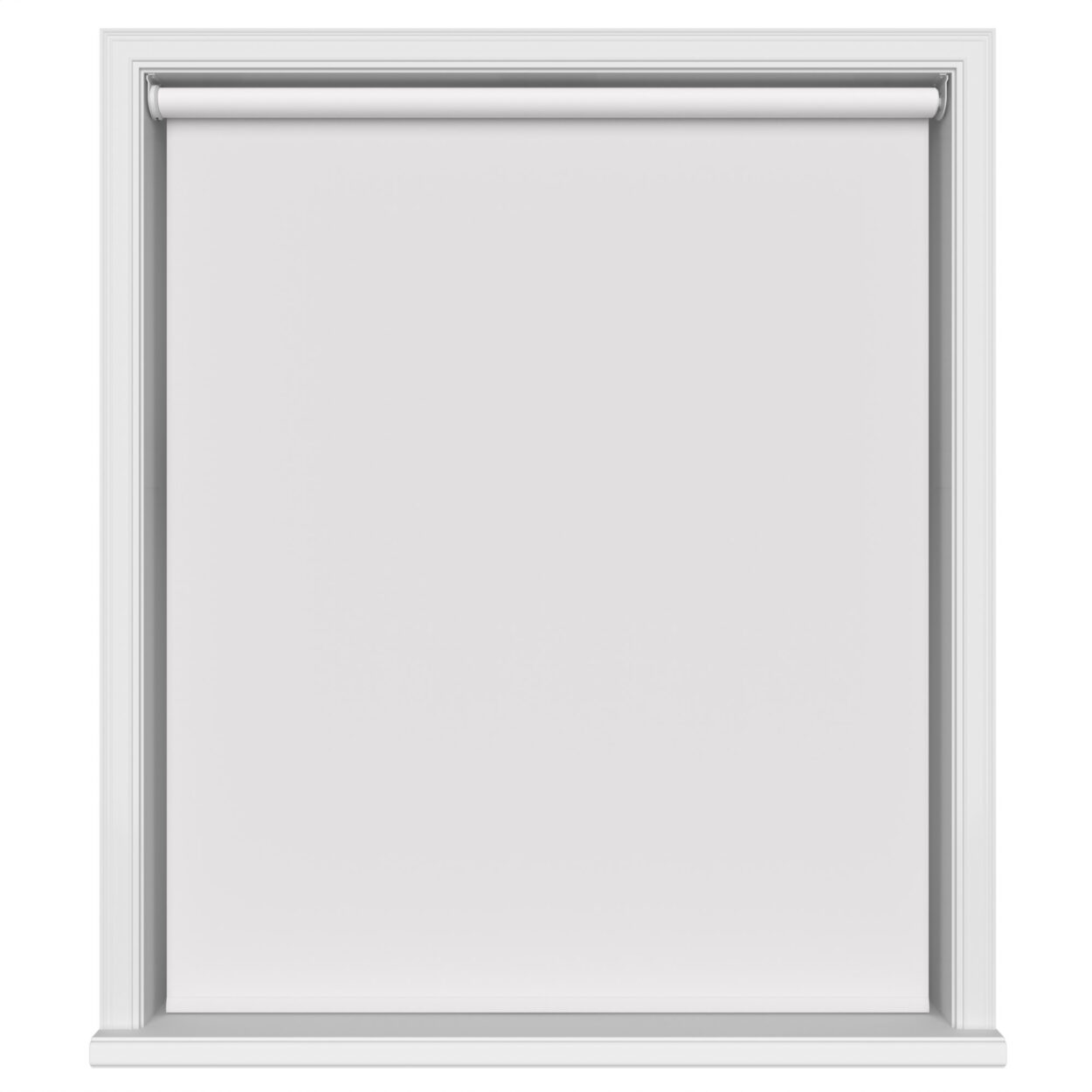 Dover Blackout Frosted White Motorised Roller Blind - Image 2