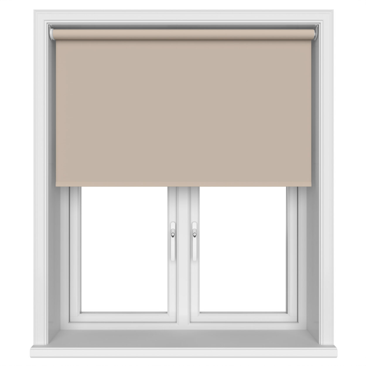 Dover Blackout Sandy Beige Motorised Roller Blind - Image 3