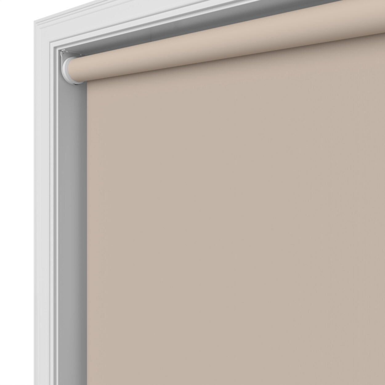 Dover Blackout Sandy Beige Motorised Roller Blind - Image 5