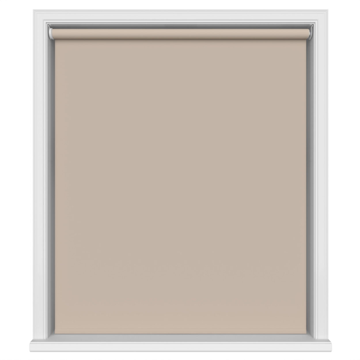 Dover Blackout Sandy Beige Motorised Roller Blind - Image 2