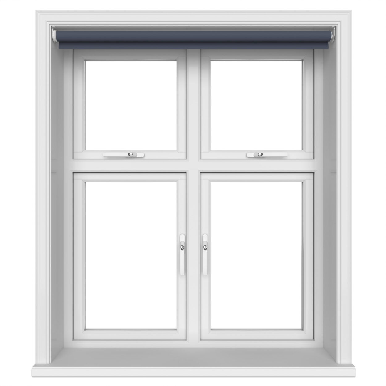 Dover Blackout Deep Indigo Motorised Roller Blind - Image 4