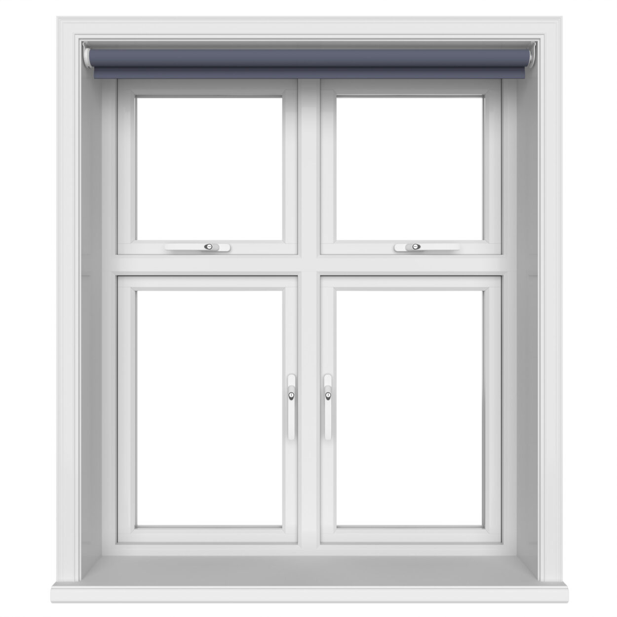 Dover Blackout Twilight Blue Motorised Roller Blind - Image 4