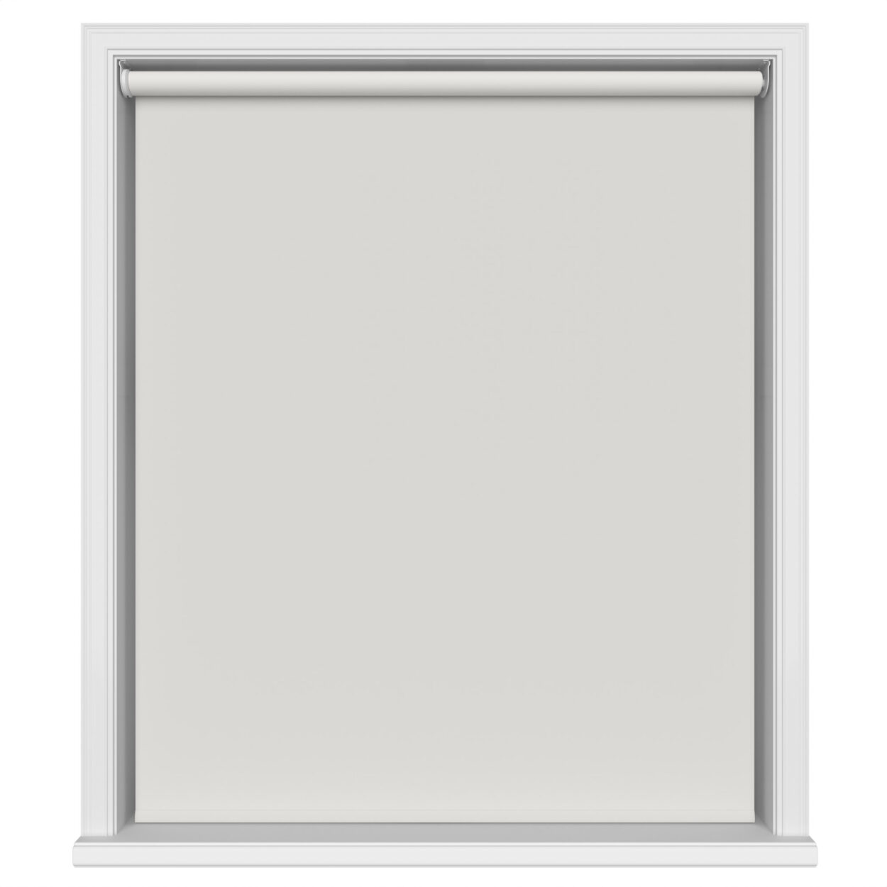 Dover Blackout Chalk White Motorised Roller Blind - Image 2