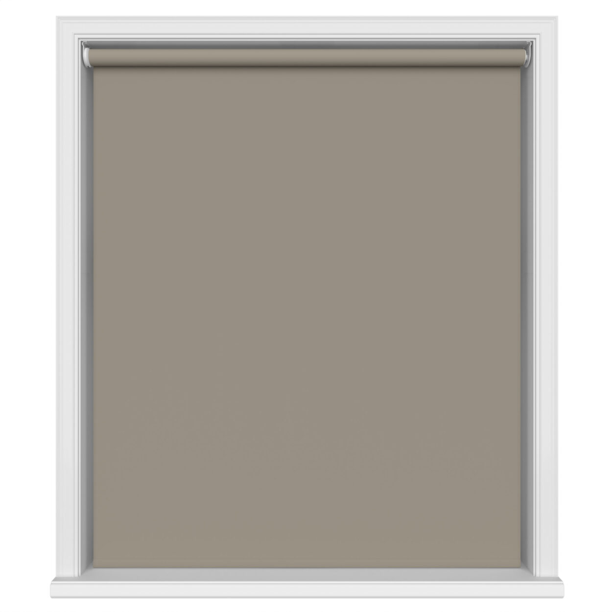 Dover Blackout Mushroom Beige Motorised Roller Blind - Image 2