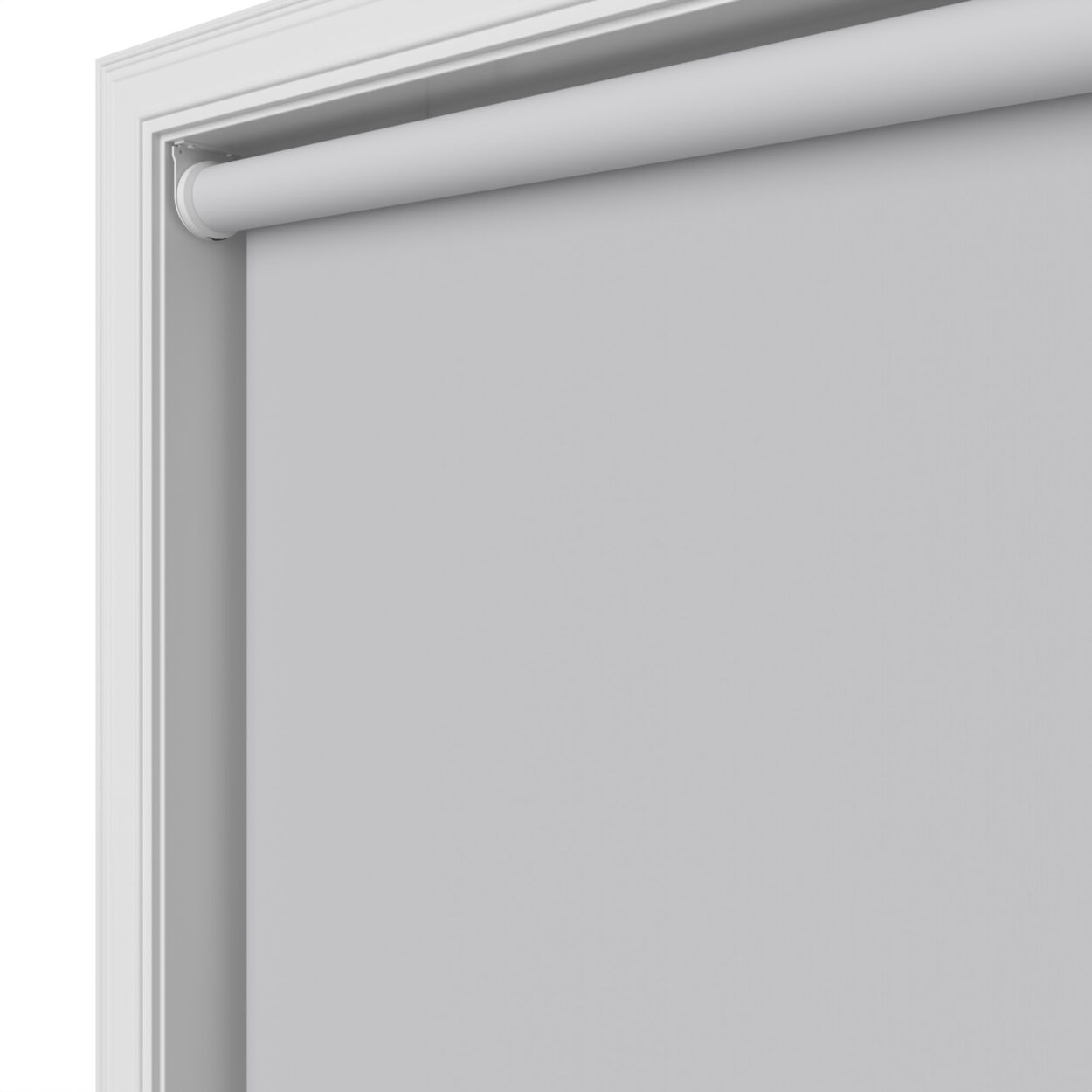 Dover Blackout Pale Grey Motorised Roller Blind - Image 5