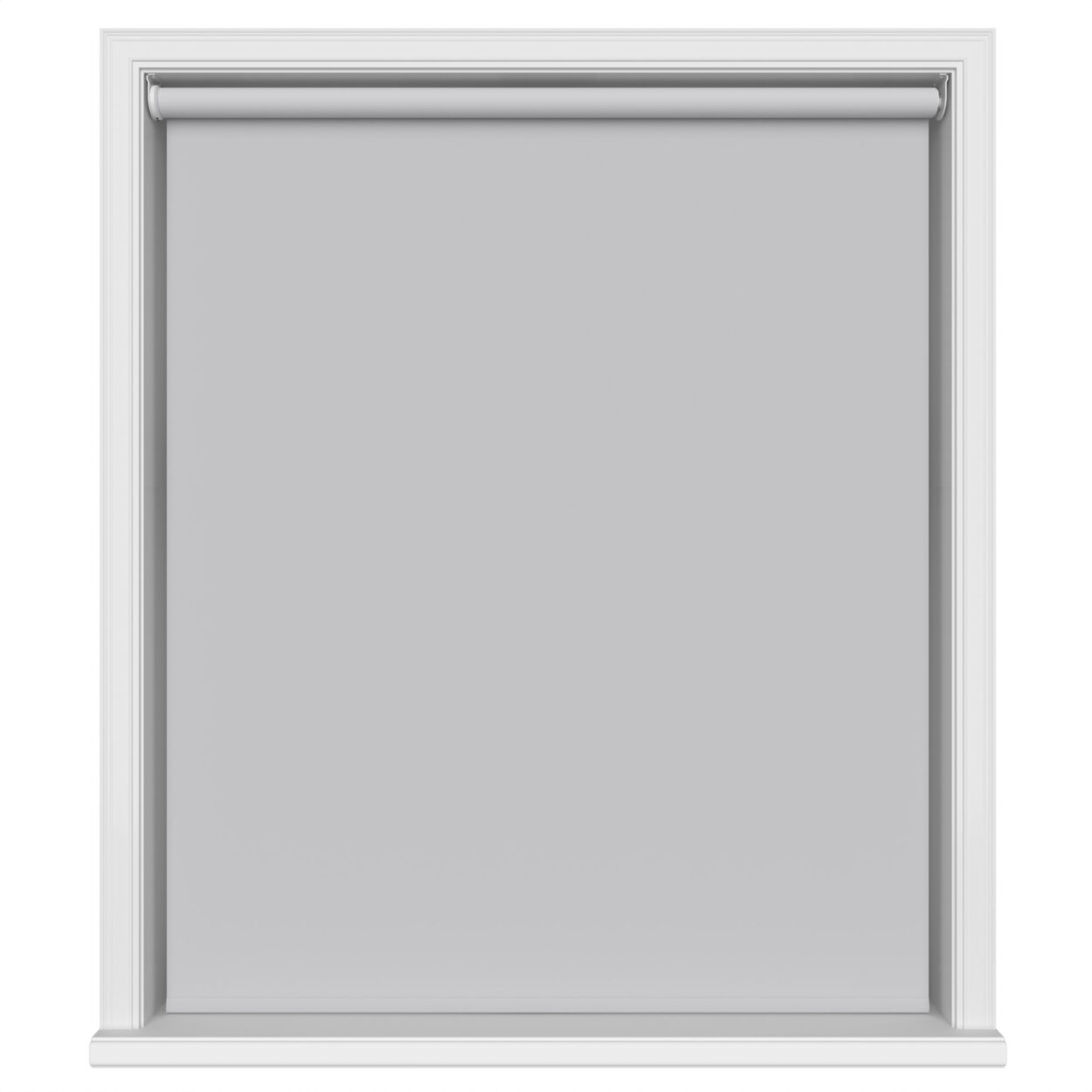 Dover Blackout Pale Grey Motorised Roller Blind - Image 2