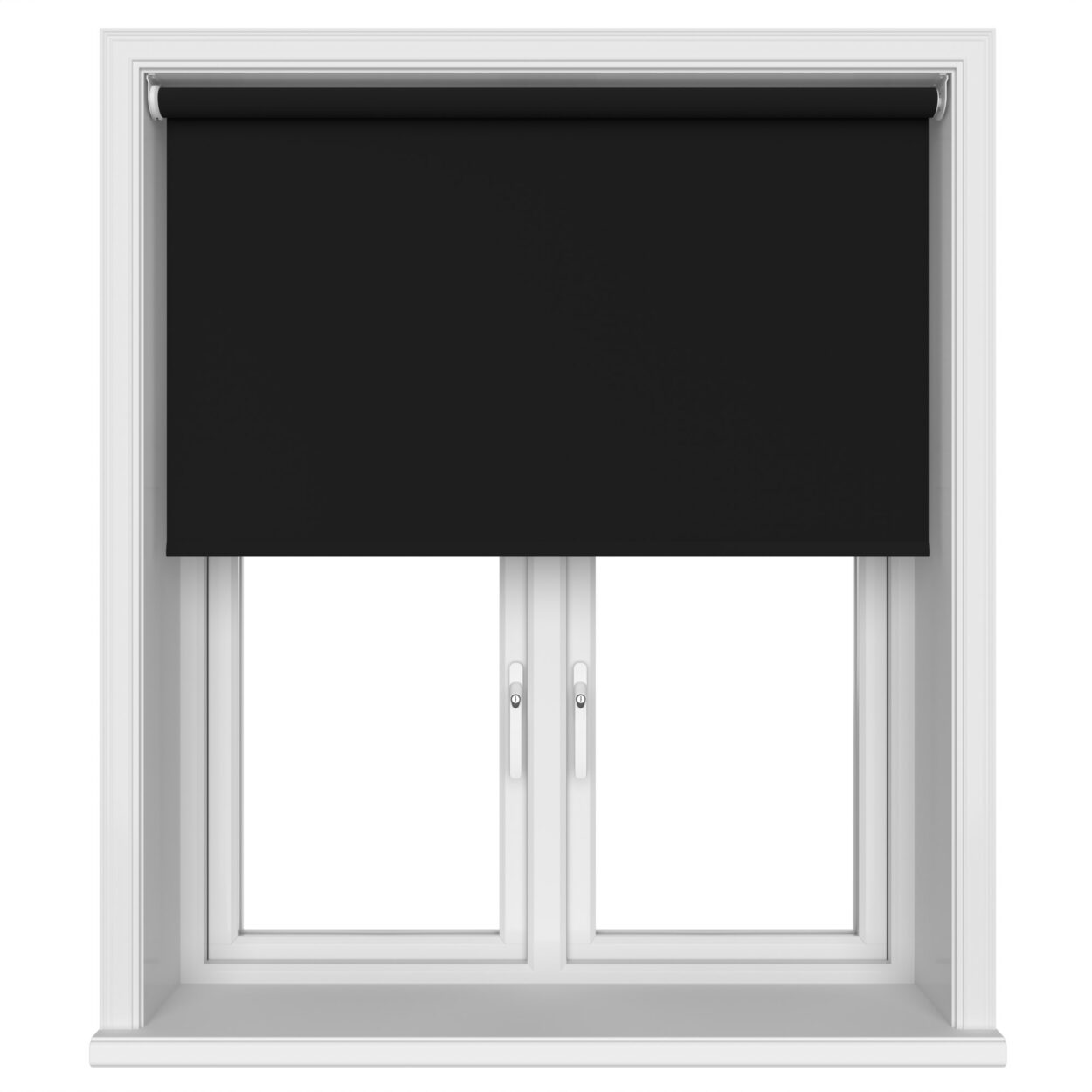 Radiance Blackout Deep Black Motorised Roller Blind