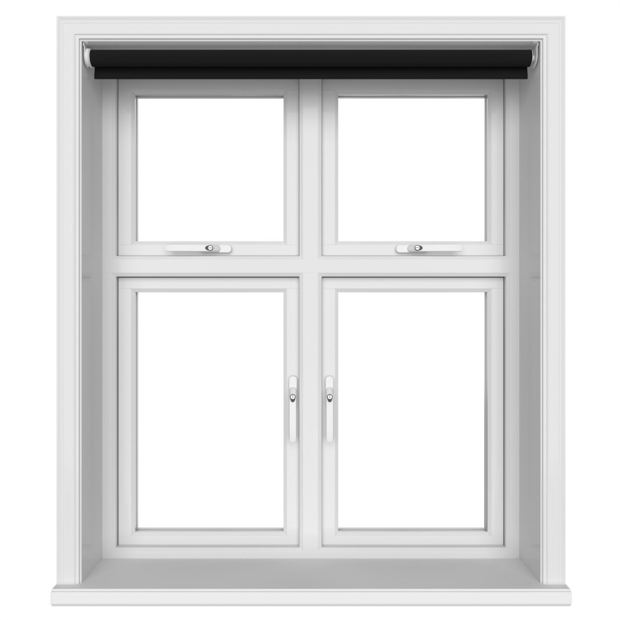 Radiance Blackout Deep Black Motorised Roller Blind - Image 4