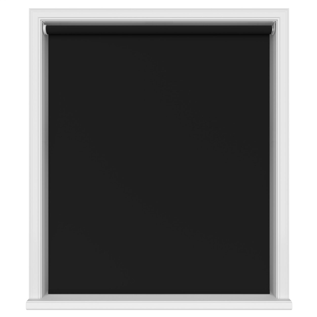 Radiance Blackout Deep Black Motorised Roller Blind - Image 2