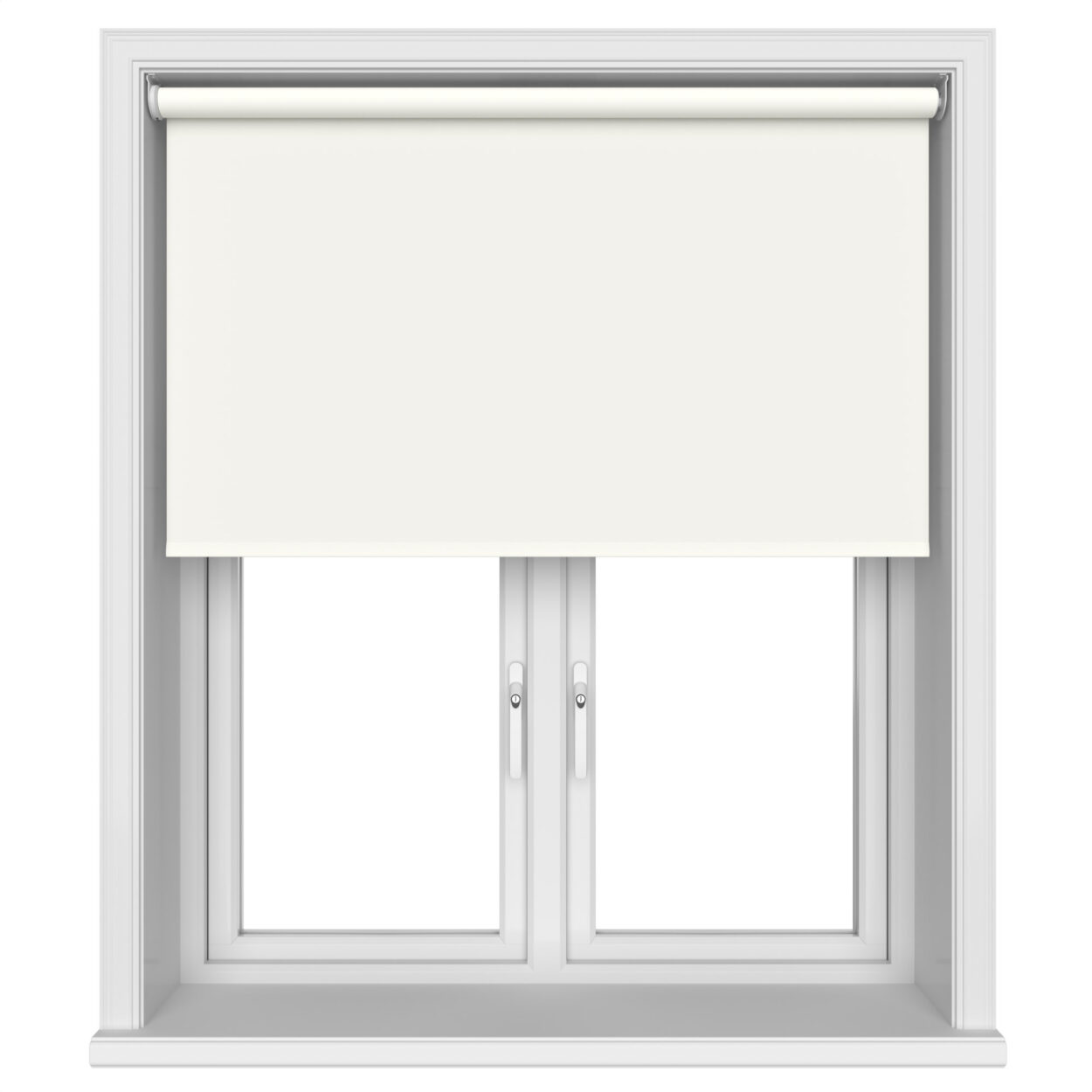 Radiance Blackout Pure Cream Motorised Roller Blind