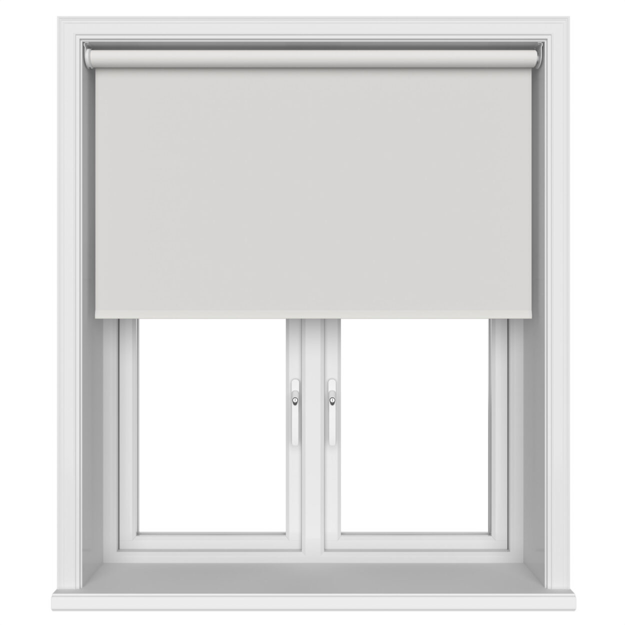 Radiance Blackout Soft Grey Motorised Roller Blind - Image 3