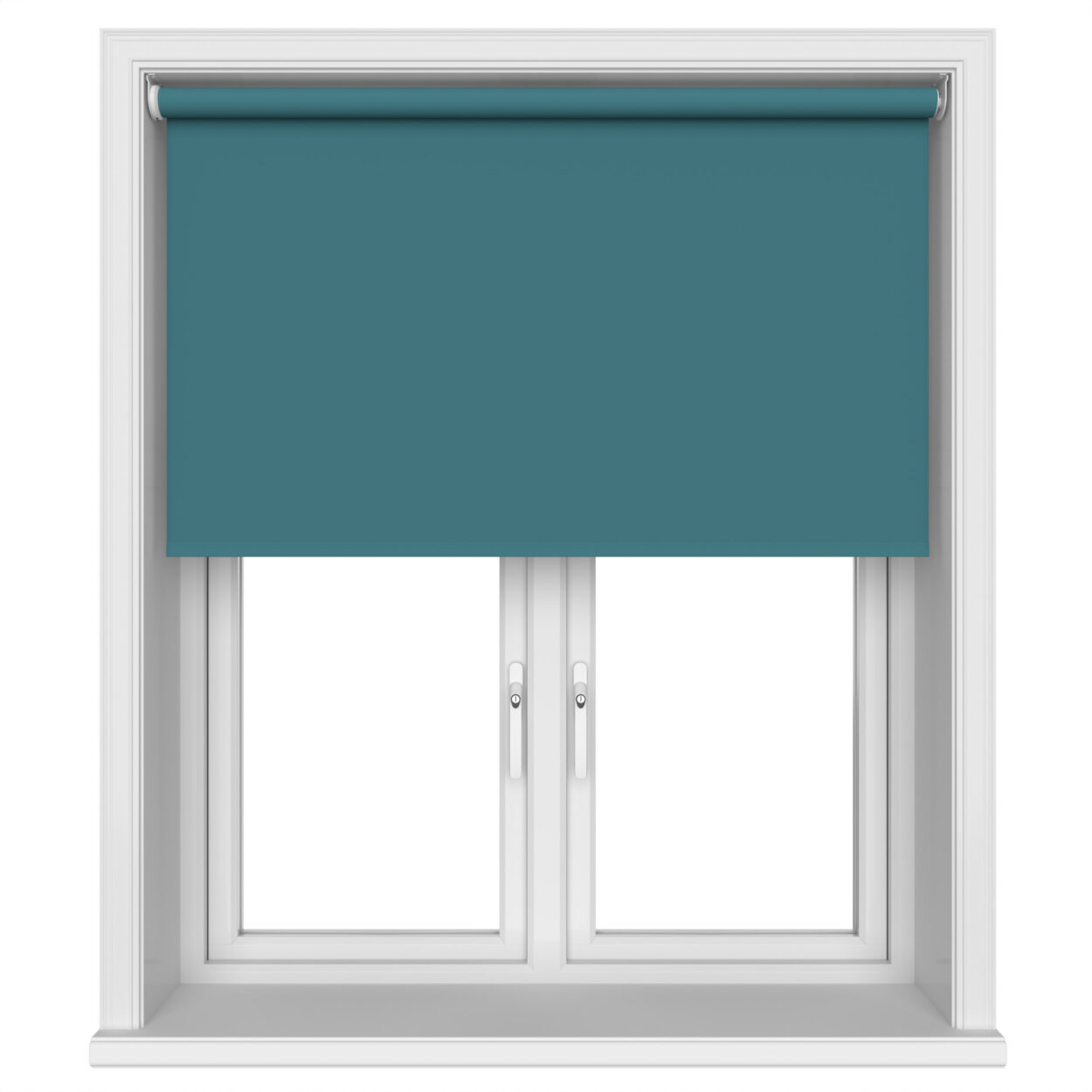 Radiance Blackout Jade Green Motorised Roller Blind - Image 3