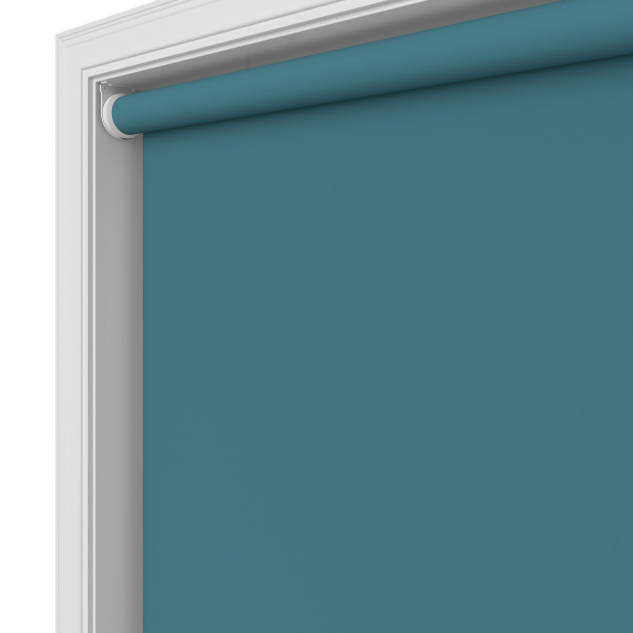 Radiance Blackout Jade Green Motorised Roller Blind - Image 5