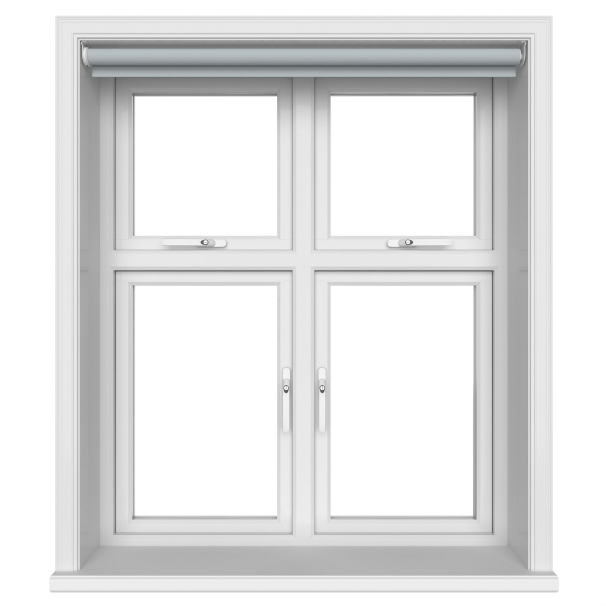 Easton Blackout Silver Ash Motorised Roller Blind - Image 4
