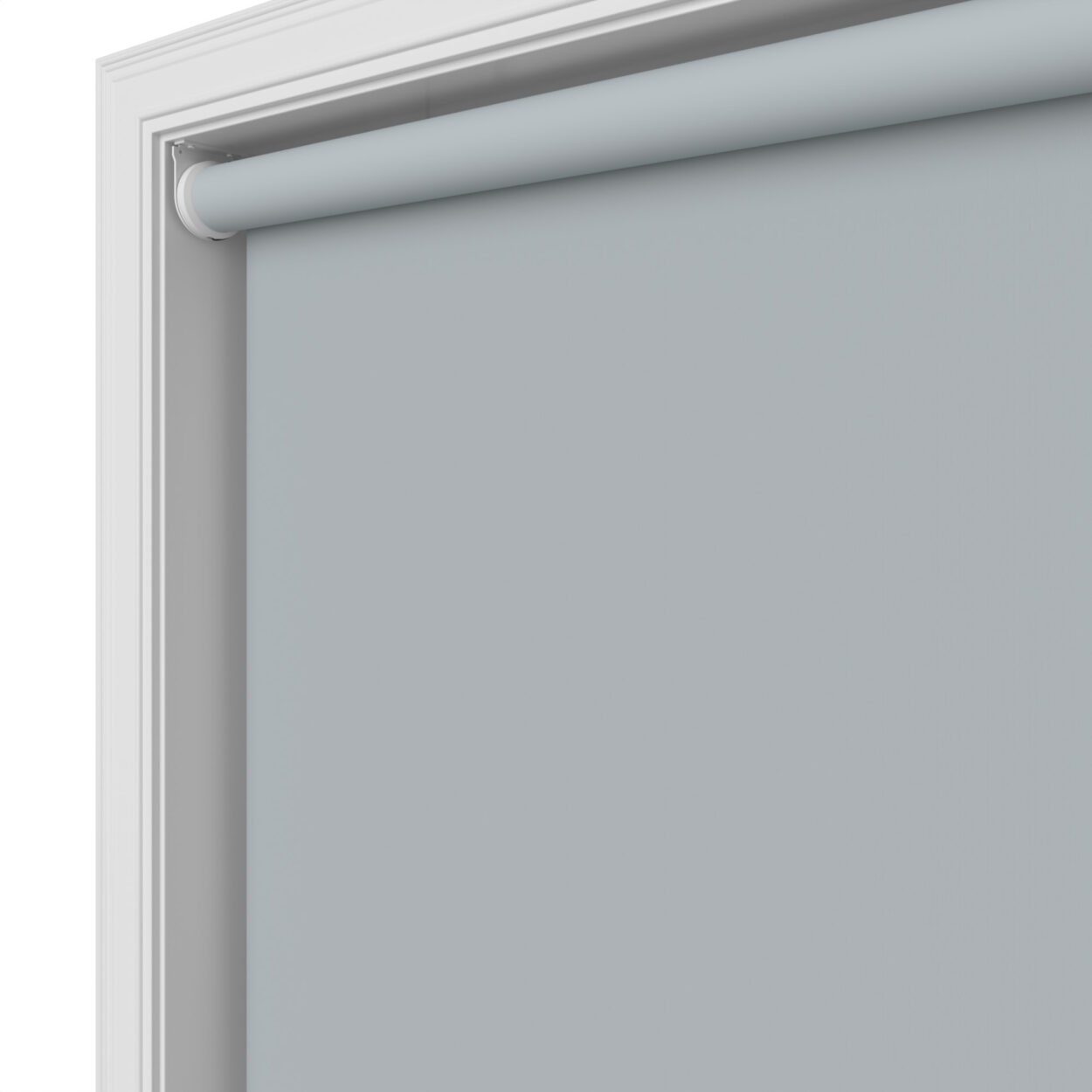 Easton Blackout Silver Ash Motorised Roller Blind - Image 5