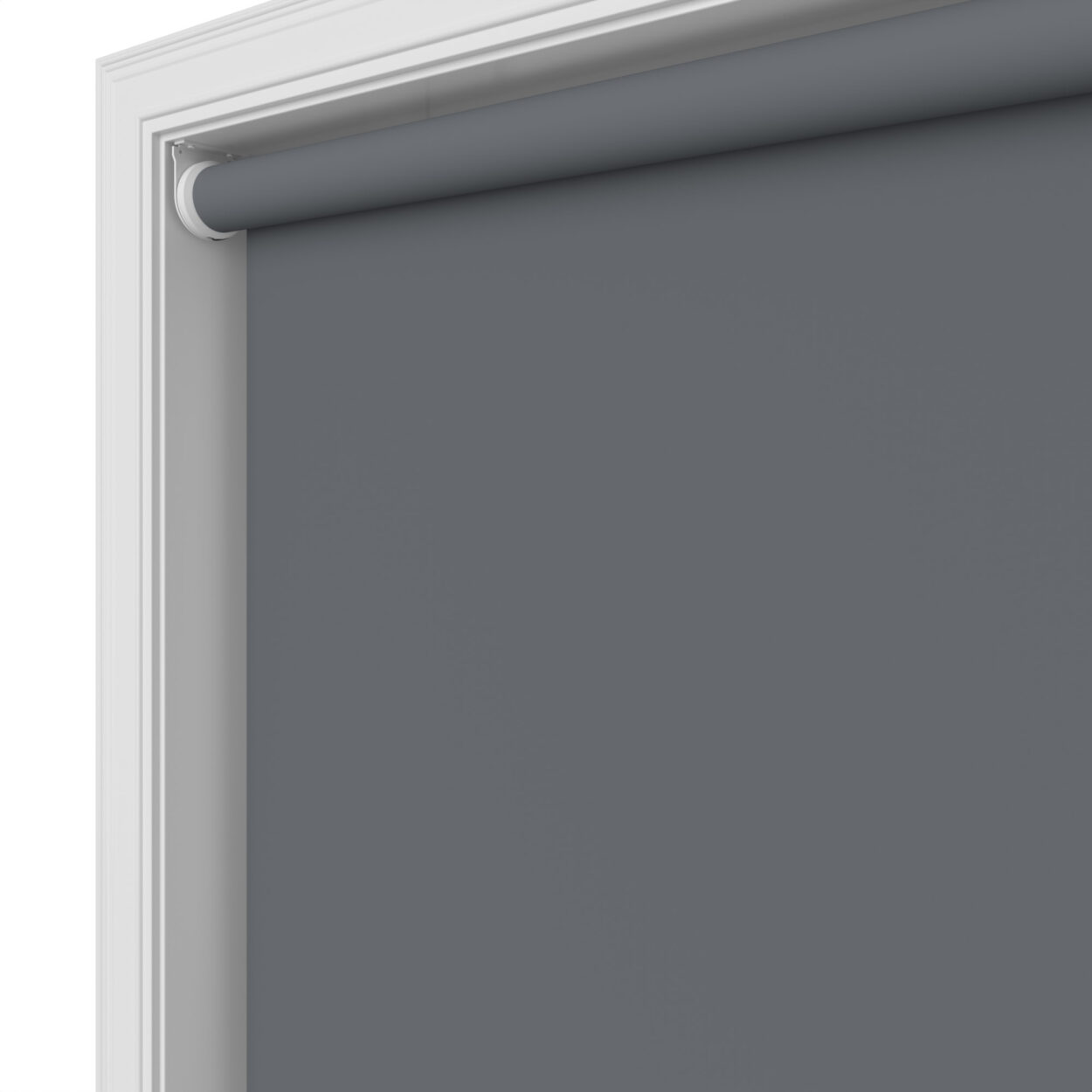 Easton Blackout Smoked Char Motorised Roller Blind - Image 5