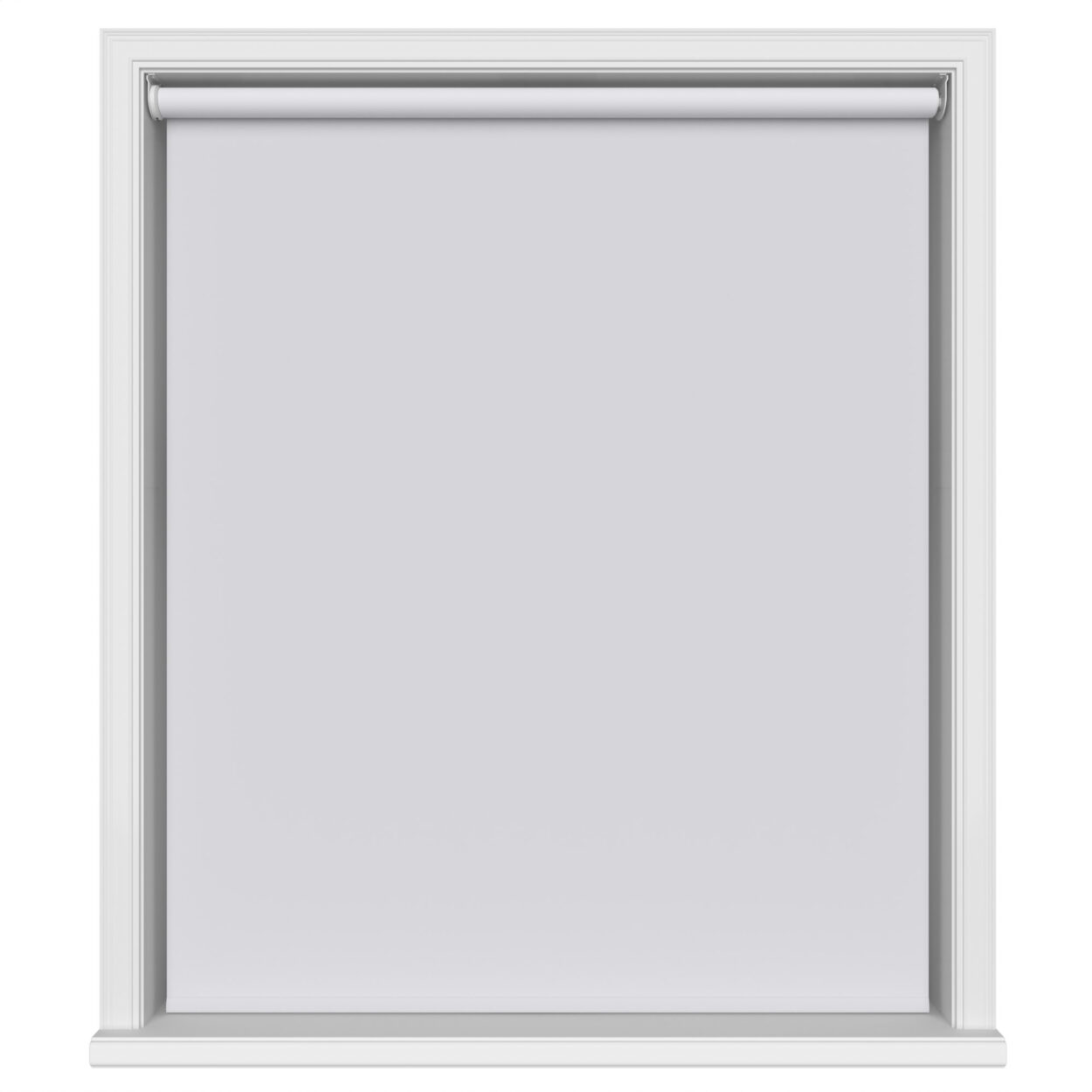 Easton Blackout Naro White Motorised Roller Blind - Image 2