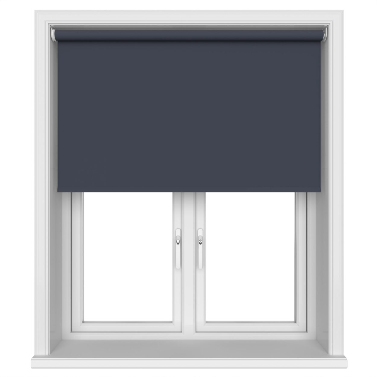 Easton Blackout Midnight Navy Motorised Roller Blind