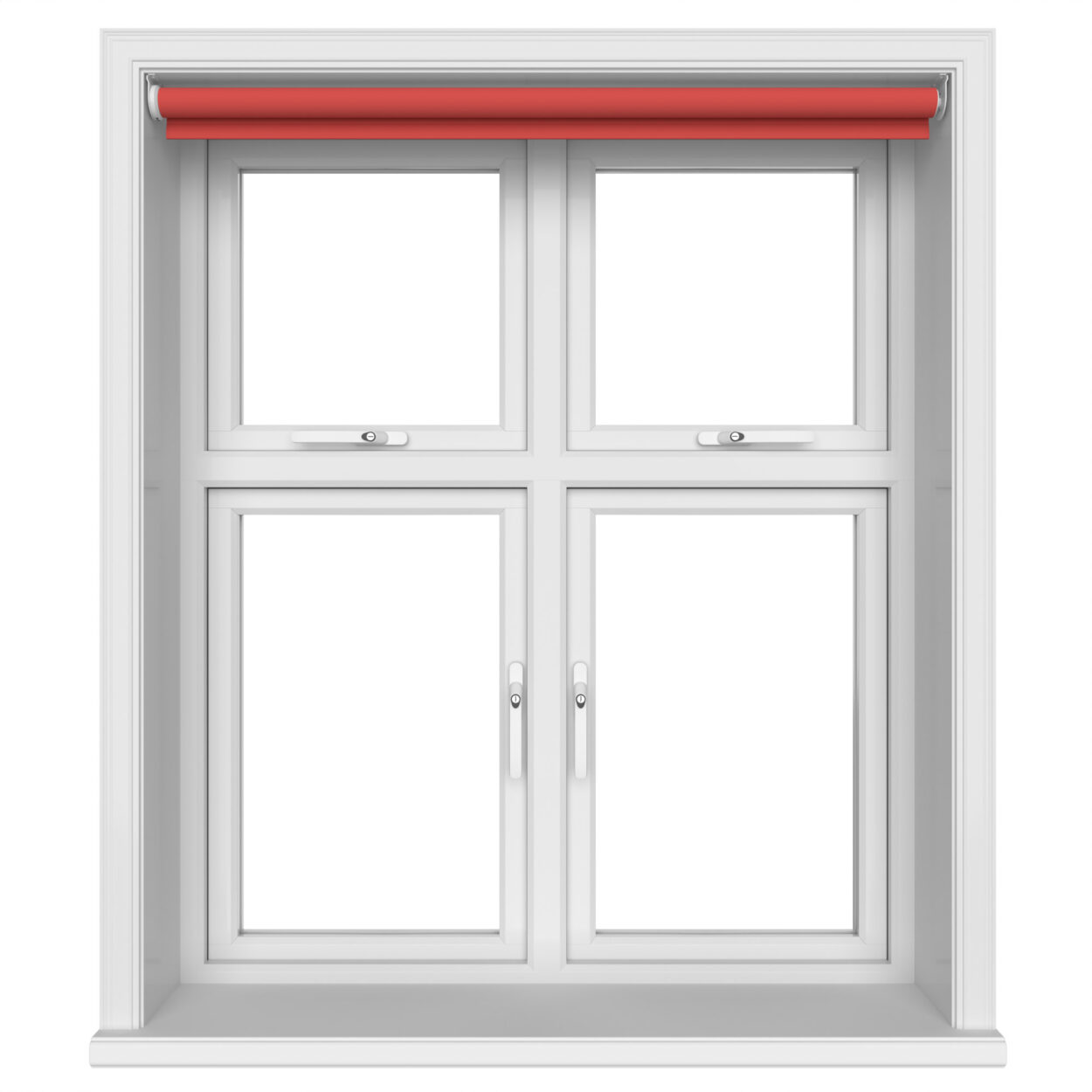 Easton Blackout Scarlet Flame Motorised Roller Blind - Image 4