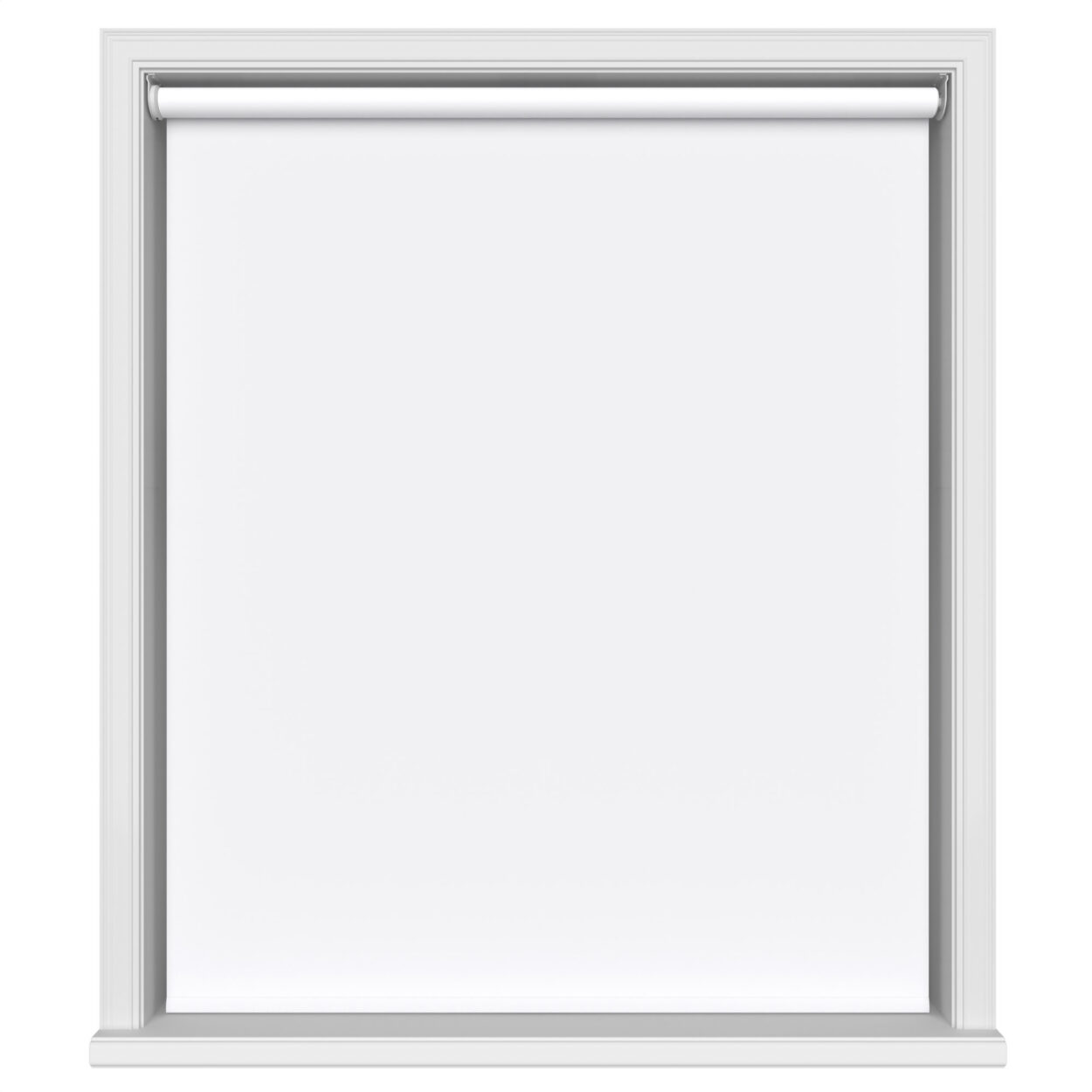 Easton Blackout Snowy White Motorised Roller Blind - Image 2