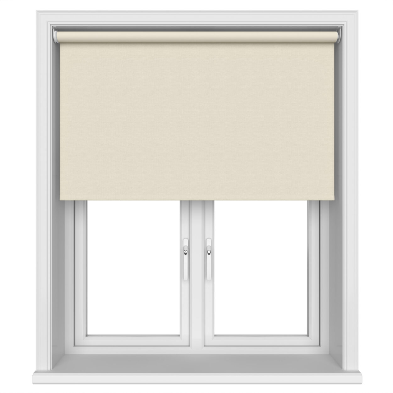 Huxley Blackout Soft Biscuit Motorised Roller Blind - Image 3