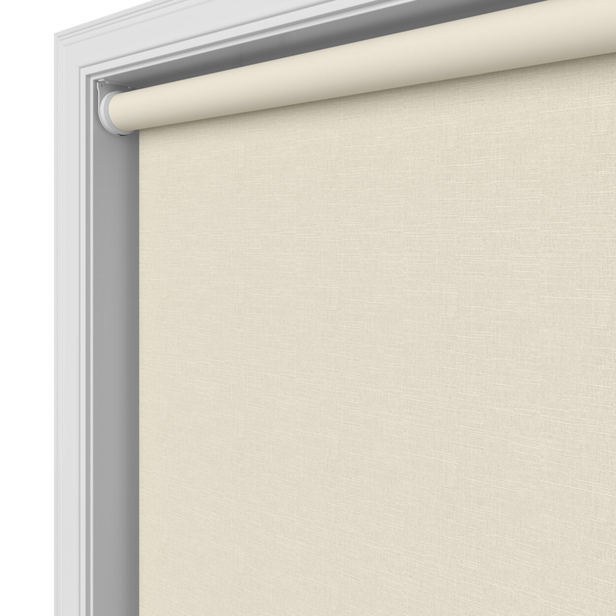 Huxley Blackout Soft Biscuit Motorised Roller Blind - Image 5