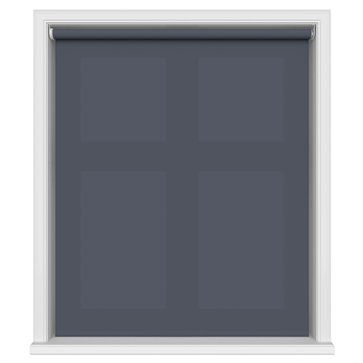 Chester Navy Blue Motorised Roller Blind - Image 2