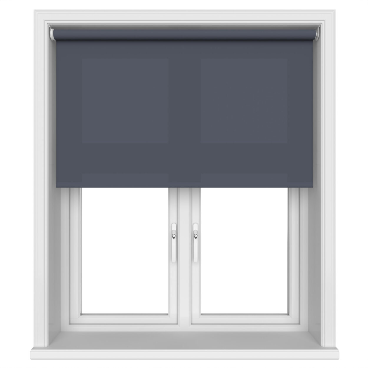 Chester Navy Blue Motorised Roller Blind - Image 3