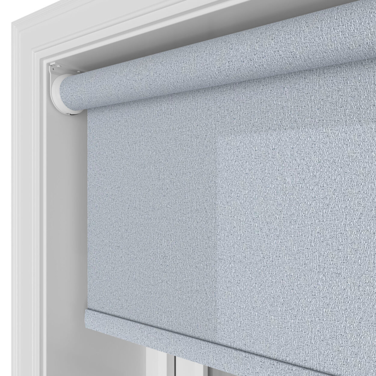 Whitby Pale Denim Motorised Roller Blind - Image 4