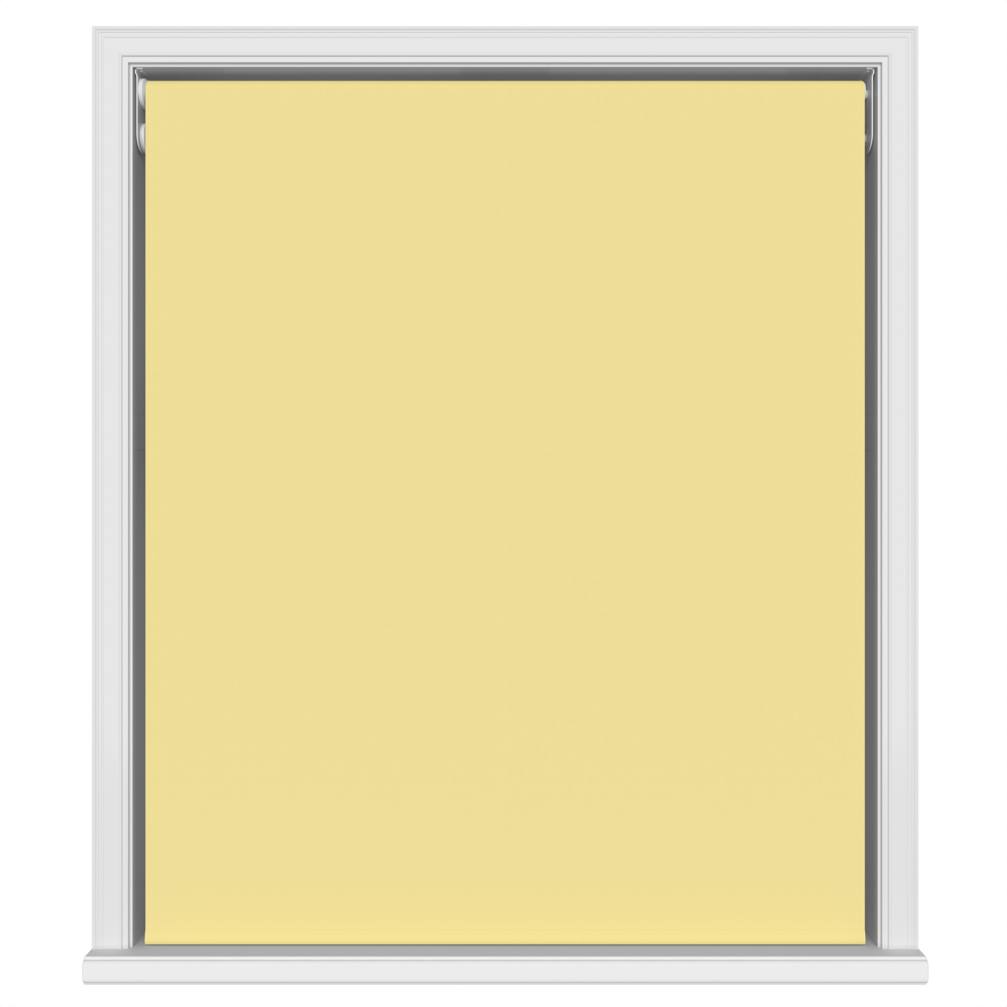 Dover Blackout Sunlit Yellow Motorised Double Roller Blind - Image 2