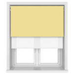 Dover Blackout Sunlit Yellow Motorised Double Roller Blind