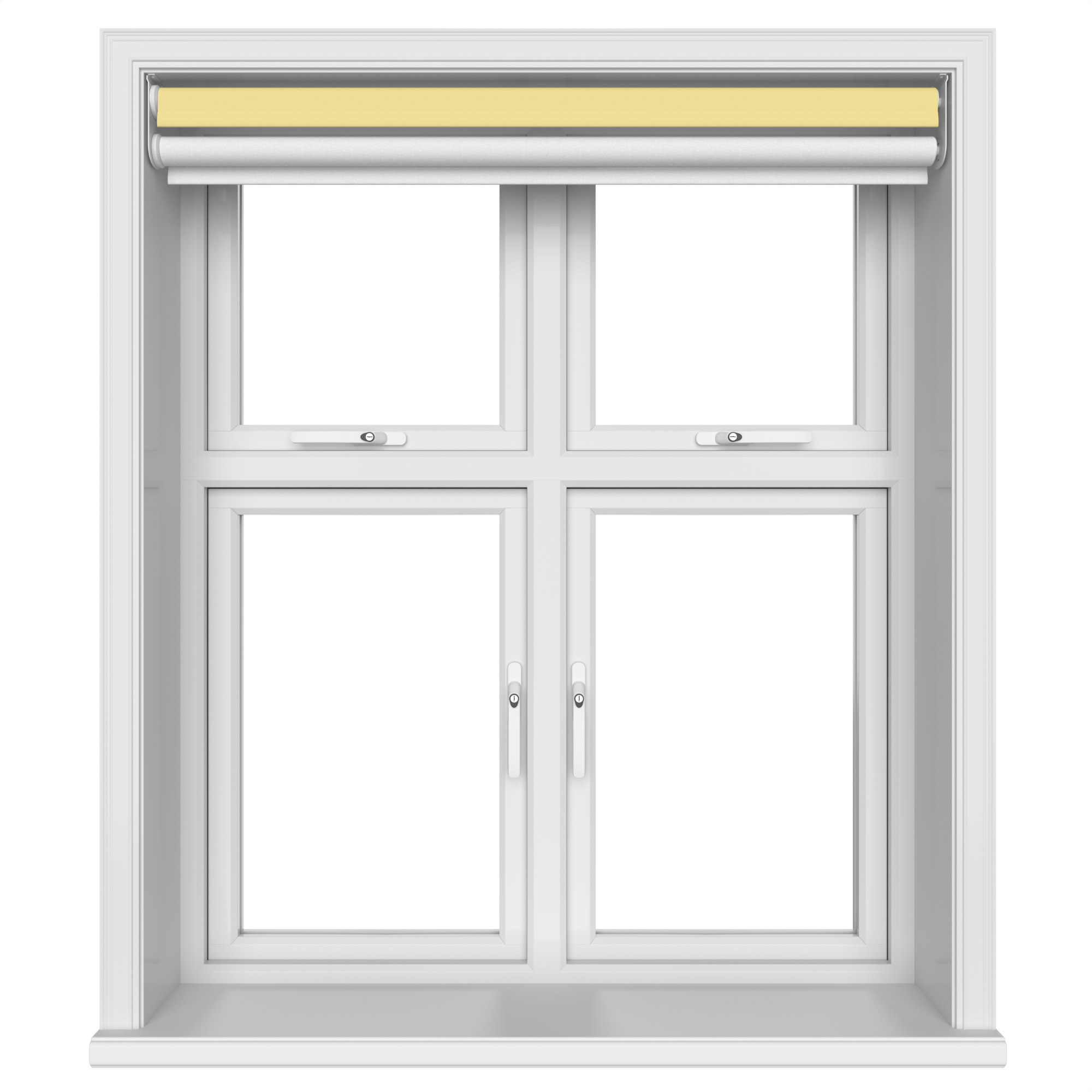 Dover Blackout Sunlit Yellow Motorised Double Roller Blind - Image 5