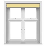 Dover Blackout Sunlit Yellow Motorised Double Roller Blind