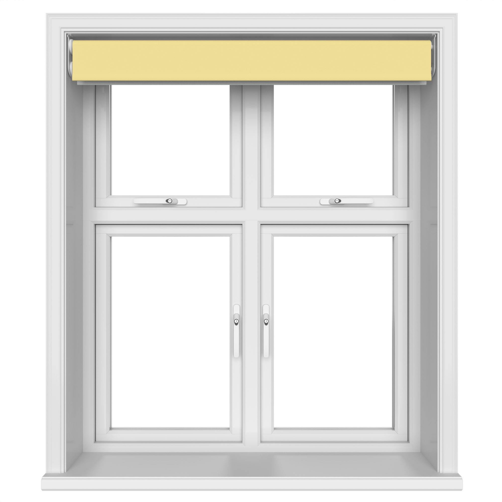 Dover Blackout Sunlit Yellow Motorised Double Roller Blind - Image 6
