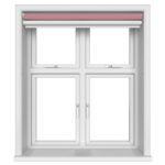 Dover Blackout Rosy Dawn Motorised Double Roller Blind