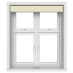 Dover Blackout Cotswold Stone Motorised Double Roller Blind