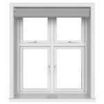 Dover Blackout Iron Grey Motorised Double Roller Blind