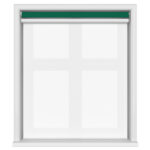 Dover Blackout Evergreen Motorised Double Roller Blind