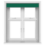 Dover Blackout Evergreen Motorised Double Roller Blind